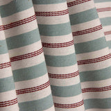 Blue Stripes on Canvas with Embroidered Stripe - Ribes y Casals