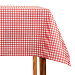 Red Vichy Check Resin-Coated Tablecloth - Ribes y Casals