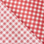 Red Vichy Check Resin-Coated Tablecloth - Ribes y Casals