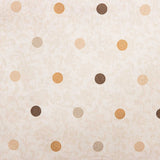 Beige and Mustard Polka Dot Resin-Coated Tablecloth - Ribes y Casals