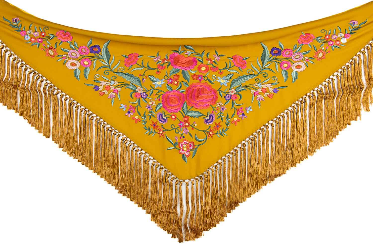 Albero Embroidered Flamenco Shawl - Ribes y Casals