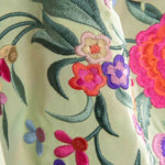 Light Green Embroidered Flamenco Shawl - Ribes y Casals