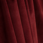 Dark Red Cotton Needlecord - Ribes y Casals