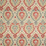 Terracotta Ethnic Print Cotton Canvas - Ribes y Casals