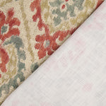 Terracotta Ethnic Print Cotton Canvas - Ribes y Casals