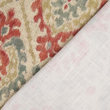 Terracotta Ethnic Print Cotton Canvas - Ribes y Casals