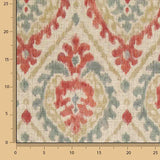 Terracotta Ethnic Print Cotton Canvas - Ribes y Casals