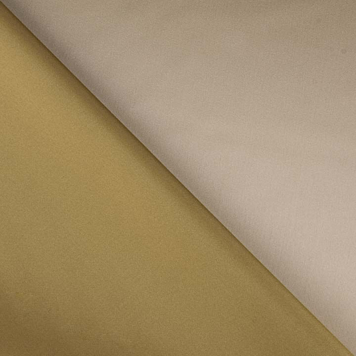 Reversible Mikado Satin, Soft Beige and Camel - Ribes y Casals