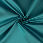 Reversible Mikado Satin in Turquoise Blue and Brown - Ribes y Casals