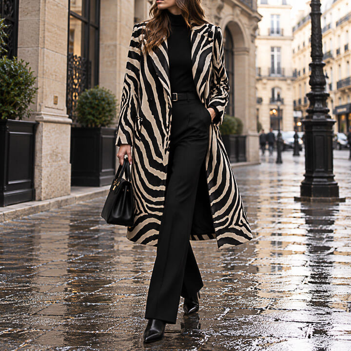 Faux suede with zebra print - Ribes y Casals