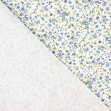 Mini Blue Flower Cotton Muslin - Ribes y Casals