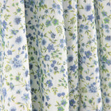 Mini Blue Flower Cotton Muslin - Ribes y Casals