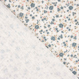 Vintage Blue Flower Cotton Muslin - Ribes y Casals