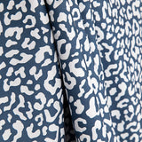 Nairobi Printed Percale – Navy Blue and White - Ribes y Casals