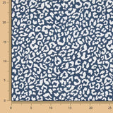 Nairobi Printed Percale – Navy Blue and White - Ribes y Casals