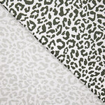 Nairobi Printed Percale – Dark Green and White - Ribes y Casals