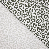 Nairobi Printed Percale – Dark Green and White - Ribes y Casals