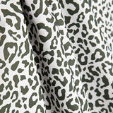 Nairobi Printed Percale – Dark Green and White - Ribes y Casals