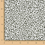 Nairobi Printed Percale – Dark Green and White - Ribes y Casals