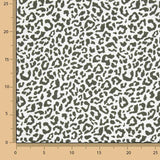 Nairobi Printed Percale – Dark Green and White - Ribes y Casals