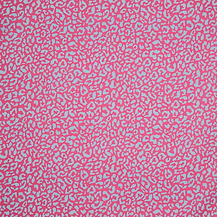 Nairobi Printed Percale in Fuchsia and Turquoise - Ribes y Casals