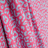 Nairobi Printed Percale in Fuchsia and Turquoise - Ribes y Casals