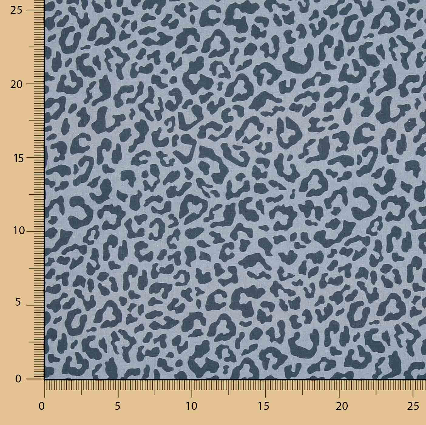 Nairobi Printed Percale – Navy Blue and Grey - Ribes y Casals