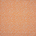 Nairobi Printed Percale – Orange and Light Blue - Ribes y Casals