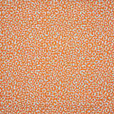 Nairobi Printed Percale – Orange and Light Blue - Ribes y Casals