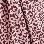 Nairobi Printed Percale – Burgundy and Pale Pink - Ribes y Casals