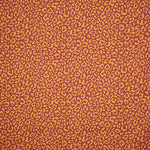 Nairobi Mustard Burgundy Printed Percale - Ribes y Casals