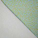 Nairobi Printed Percale – Lime Green, Sky Blue - Ribes y Casals