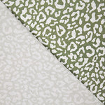 Nairobi Printed Percale – Olive Green and White - Ribes y Casals