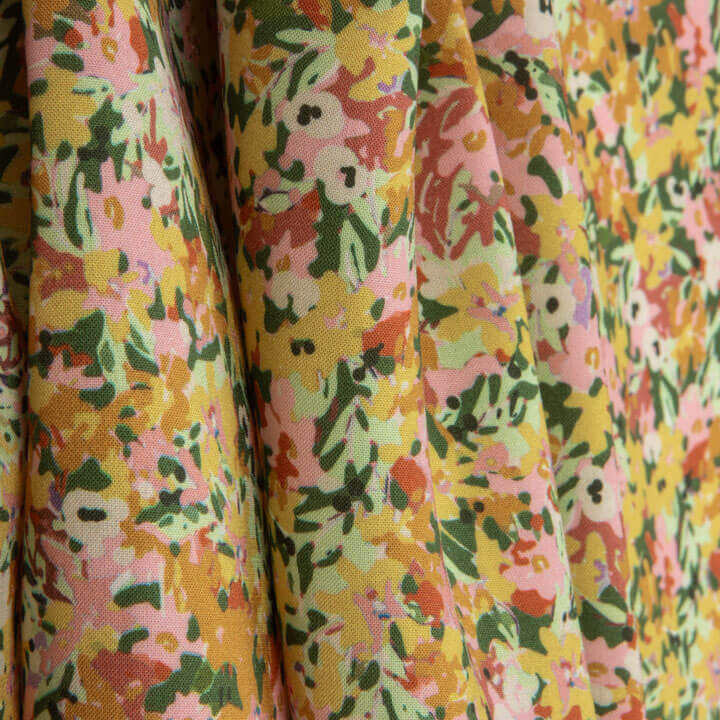 Amalfi Wild Garden Printed Viscose - Ribes y Casals