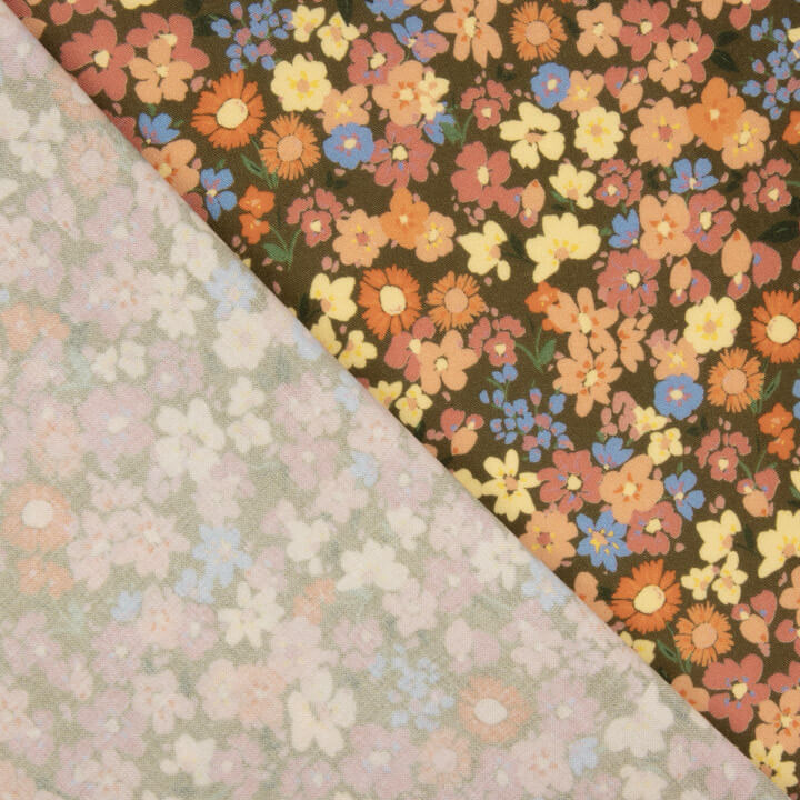 Vintage Meadow Printed Viscose - Ribes y Casals
