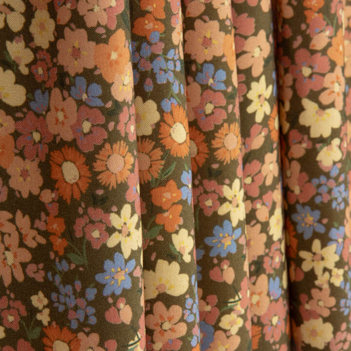 Vintage Meadow Printed Viscose - Ribes y Casals