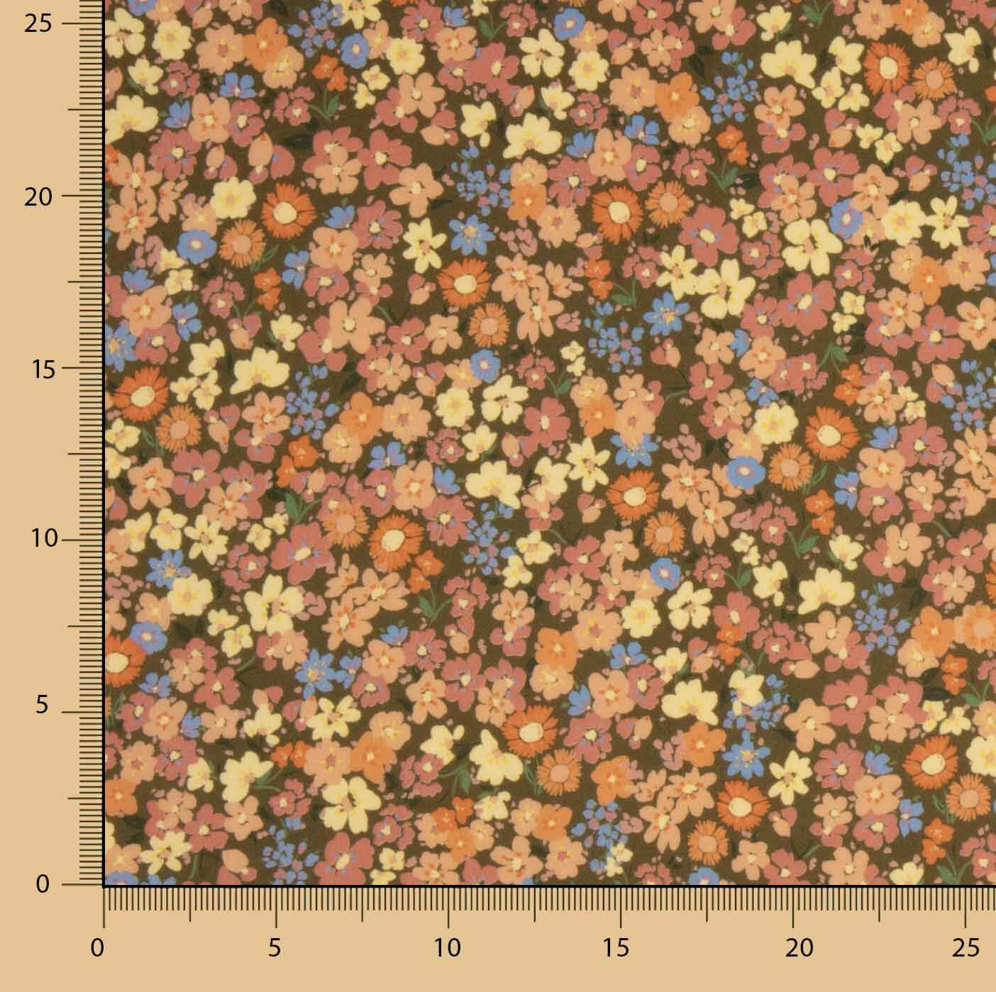Vintage Meadow Printed Viscose - Ribes y Casals