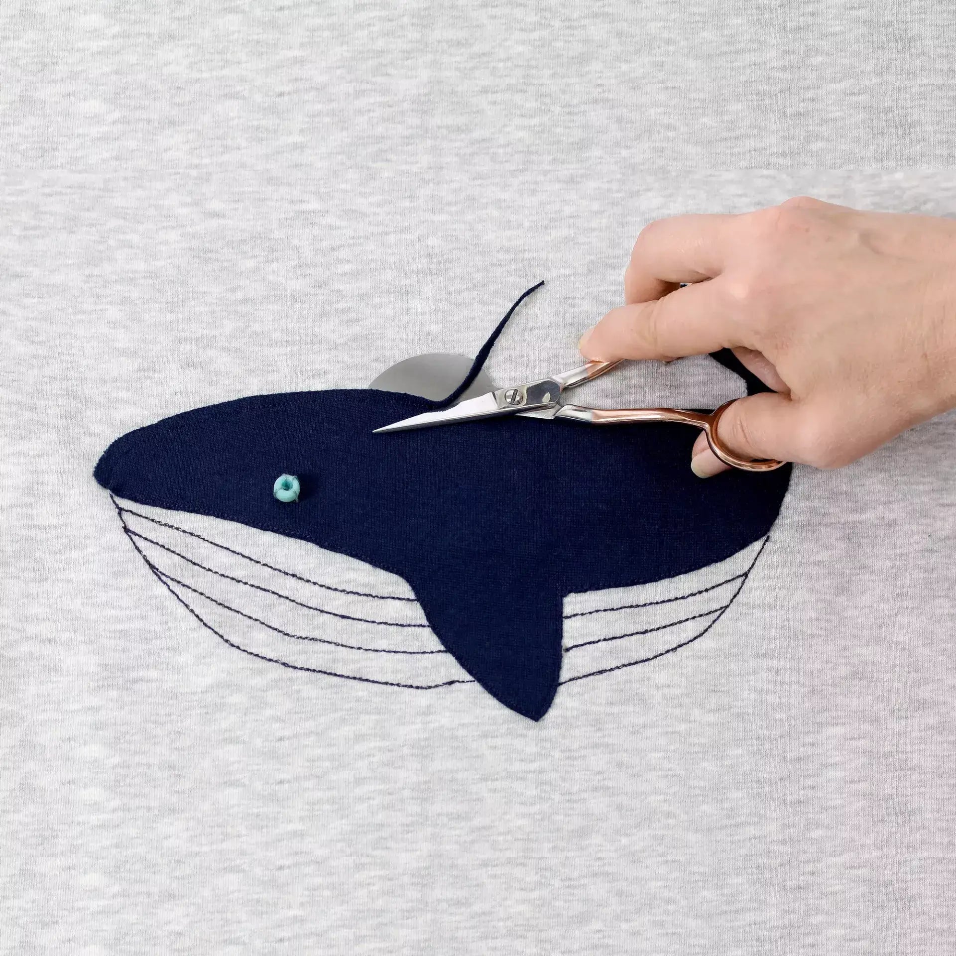 Prym 15 cm Rose Gold Appliqué Scissors - Ribes y Casals