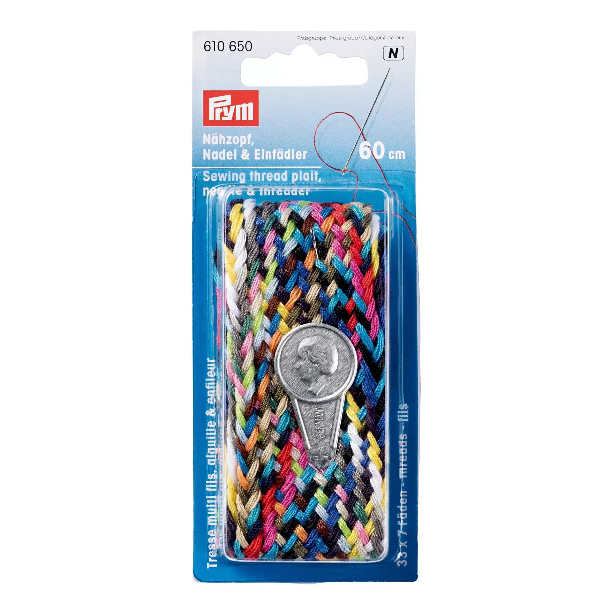Prym Sewing Thread Braid 60 cm – With Needle and Threader - Ribes y Casals
