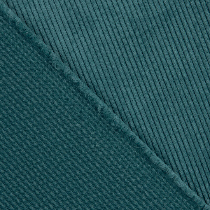 Corduroy with Corded Washed Effect, Petrol Blue - Ribes y Casals