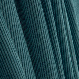 Corduroy with Corded Washed Effect, Petrol Blue - Ribes y Casals