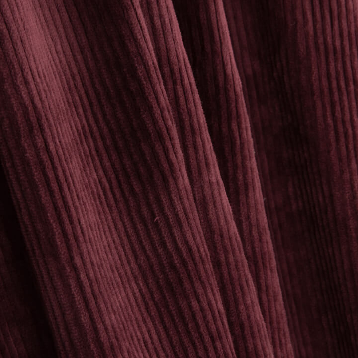 Stretch Corduroy, Washed Effect, Burgundy - Ribes y Casals