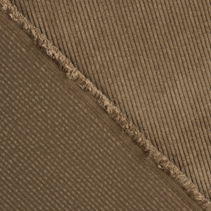 Brown Washed-Effect Corduroy - Ribes y Casals