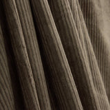Dark Brown Washed Effect Stretch Corduroy - Ribes y Casals
