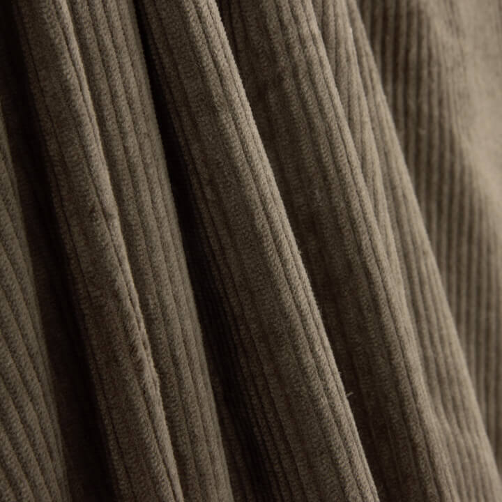 Dark Brown Washed Effect Stretch Corduroy - Ribes y Casals