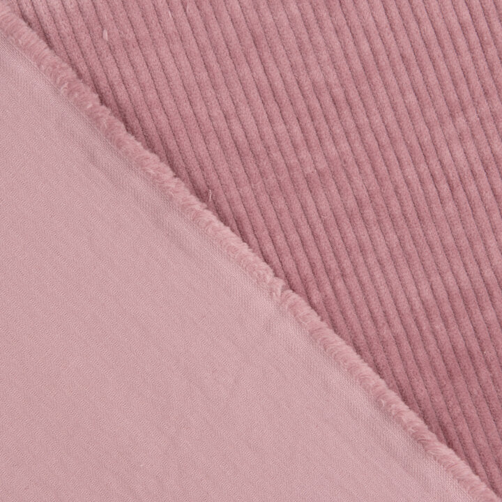 Powder Pink Washed-Effect Stretch Corduroy - Ribes y Casals