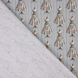 Grey Couture Printed Percale - Ribes y Casals