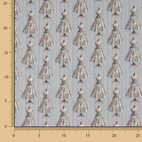 Grey Couture Printed Percale - Ribes y Casals