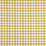 Medium ochre checked printed percale - Ribes y Casals