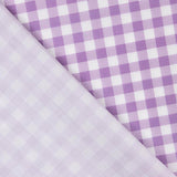 Medium mauve checked printed percale - Ribes y Casals